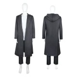 Solo Leveling Sung Jinwoo Grey Coat Cosplay Costume Halloween Carnival Outfit