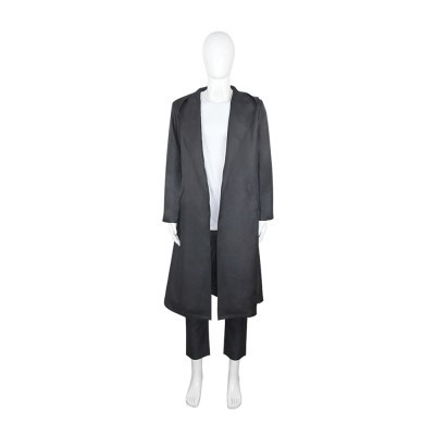 Solo Leveling Sung Jinwoo Grey Coat Cosplay Costume Halloween Carnival Outfit