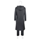 Solo Leveling Sung Jinwoo Grey Coat Cosplay Costume Halloween Carnival Outfit