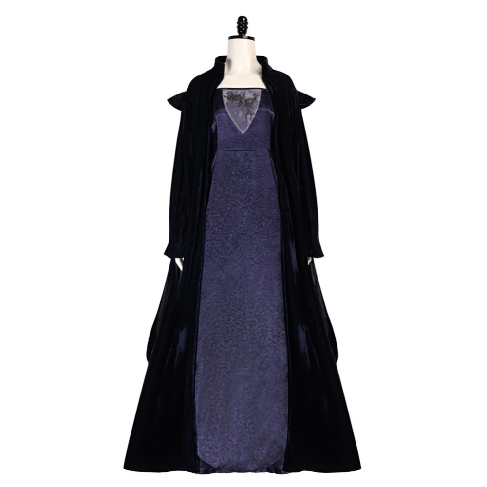 Sola Naberrie Women Cloak Dress Set Cosplay Costume Halloween Carnival Outfit