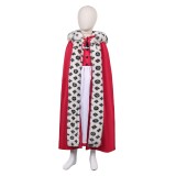 Snow Queen Gerda Kids Children Red Cloak Set Christmas Party Cosplay Costume Halloween Carnival Outfit