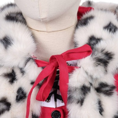 Snow Queen Gerda Kids Children Red Cloak Set Christmas Party Cosplay Costume Halloween Carnival Outfit