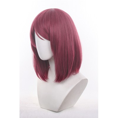 Smoking Behind the Supermarket with You Yamada Red Clerk Uniform Cosplay Costume Halloween Carnival