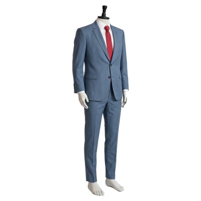 Smoking Behind the Supermarket with You Sasaki Blue Suit Cosplay Costume Halloween Carnival