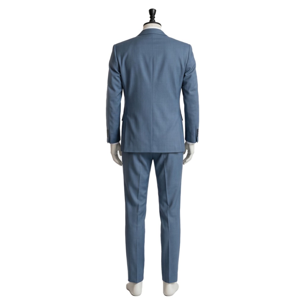 Smoking Behind the Supermarket with You Sasaki Blue Suit Cosplay Costume Halloween Carnival