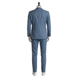 Smoking Behind the Supermarket with You Sasaki Blue Suit Cosplay Costume Halloween Carnival