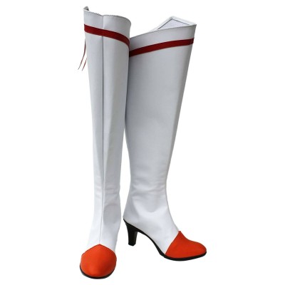 Smile PreCure! Akane Hino Shoes Boots Custom Made Accessory Cosplay Costume Halloween Carnival