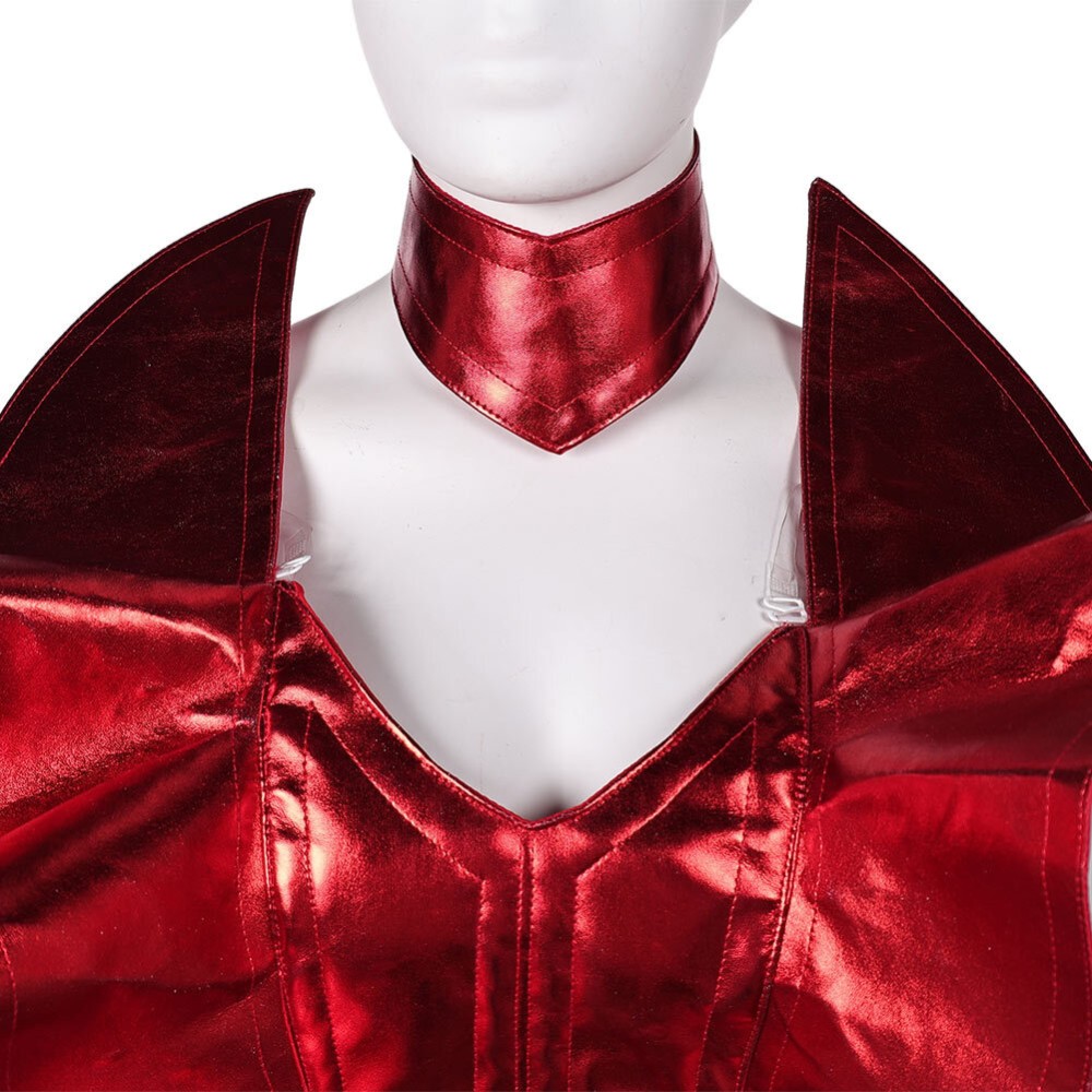Smile (2024) Skye Riley Red Stage Jumpsuit Cosplay Costume Halloween Carnival Outfit