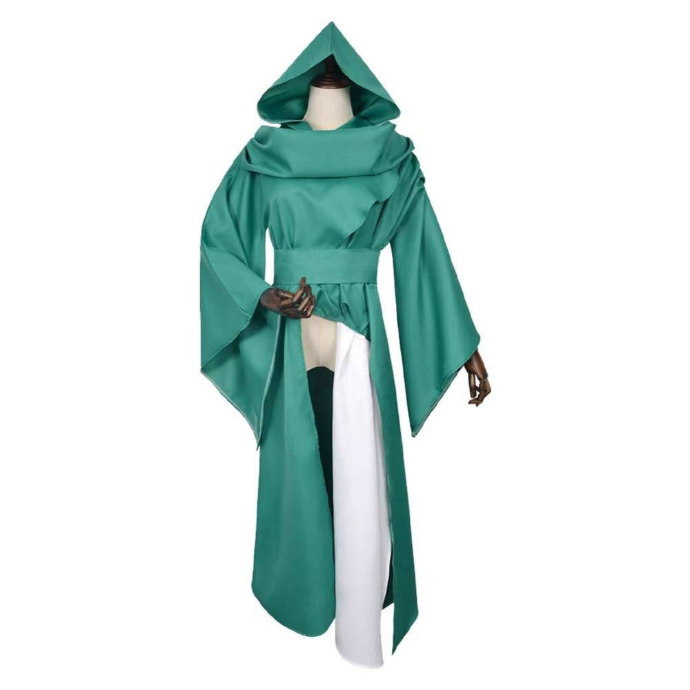 Slay the Spire The Silent Women Green Suit Cosplay Costume Halloween Carnival Outfit