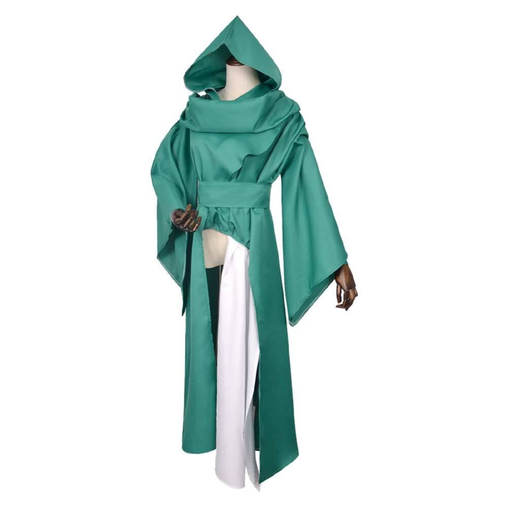 Slay the Spire The Silent Women Green Suit Cosplay Costume Halloween Carnival Outfit