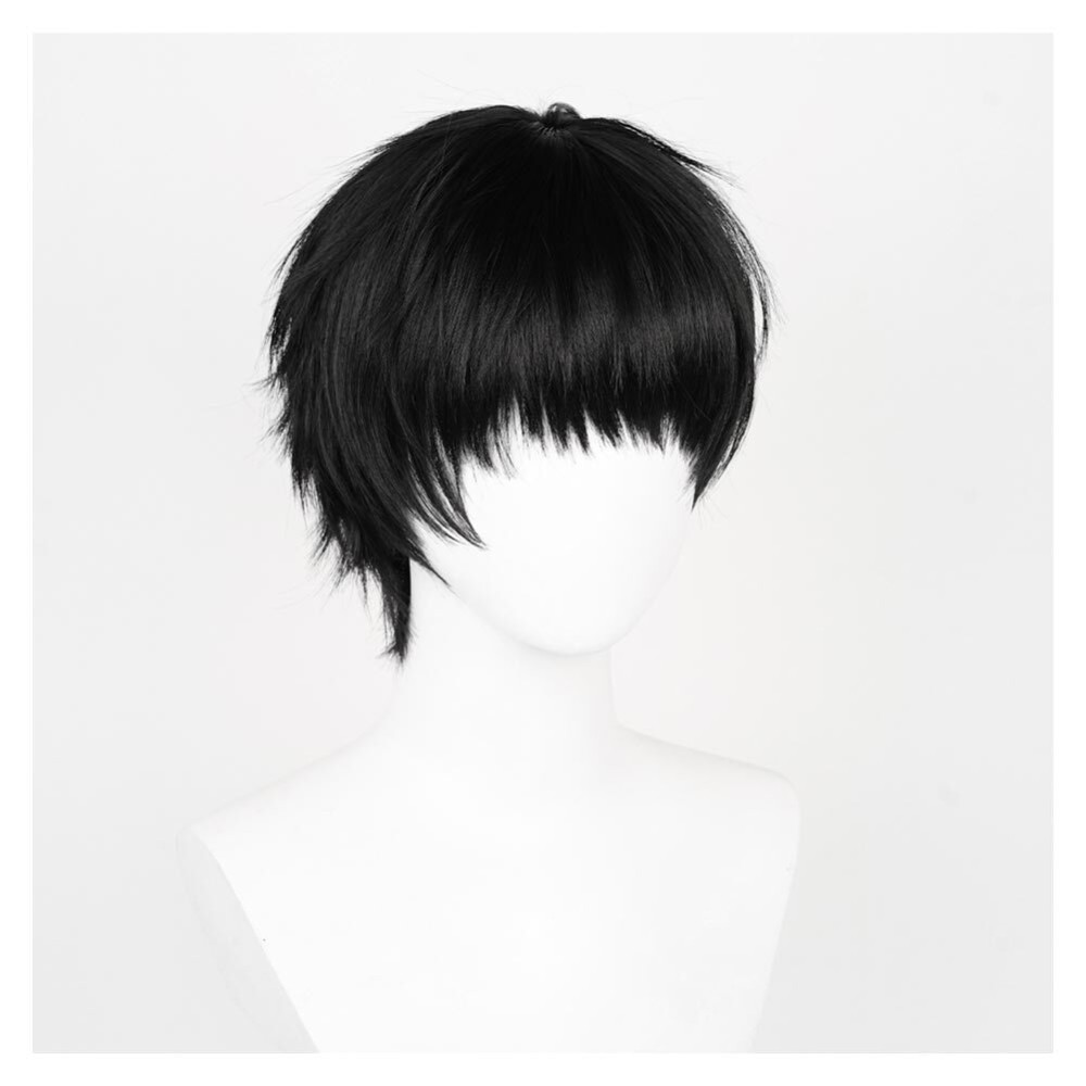 SLAM DUNK Rukawa Kaede Wig Heat Resistant Synthetic Hair Party Props Cosplay Costume Halloween Carnival