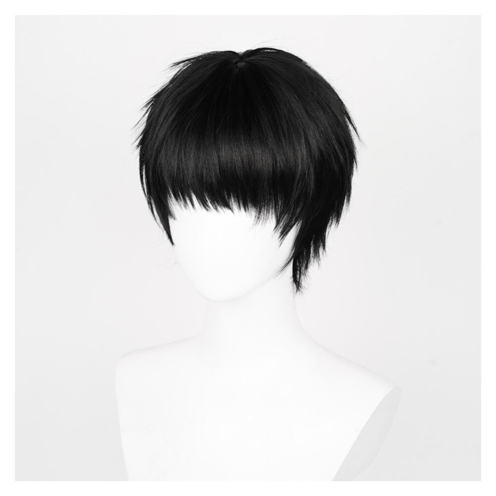 SLAM DUNK Rukawa Kaede Wig Heat Resistant Synthetic Hair Party Props Cosplay Costume Halloween Carnival