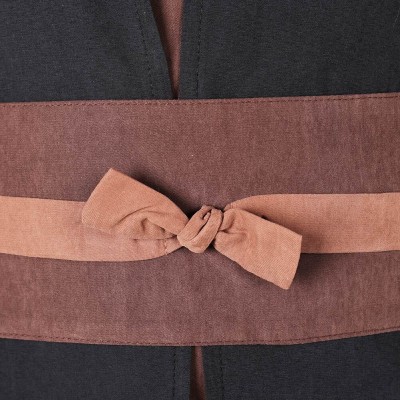 Skywalker Men Brown Robe Set Cosplay Costume Halloween Carnival Outfit