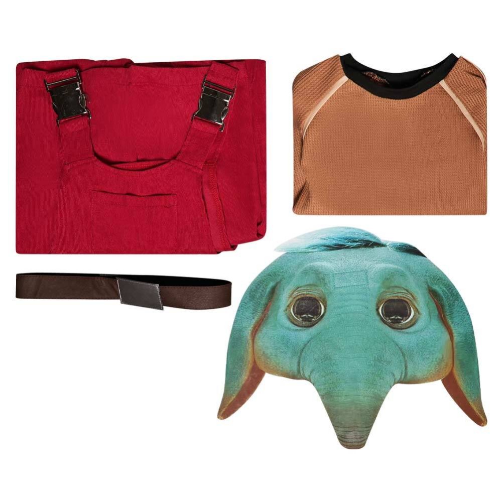 Skeleton Crew (2024) Neel Kids Costume de Cosplay Complet pour Enfants Tenue d'Halloween Carnaval
