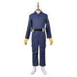 Skeleton Crew (2024) KB Kids Children Blue Jumpsuit Cosplay Costume Halloween Carnival