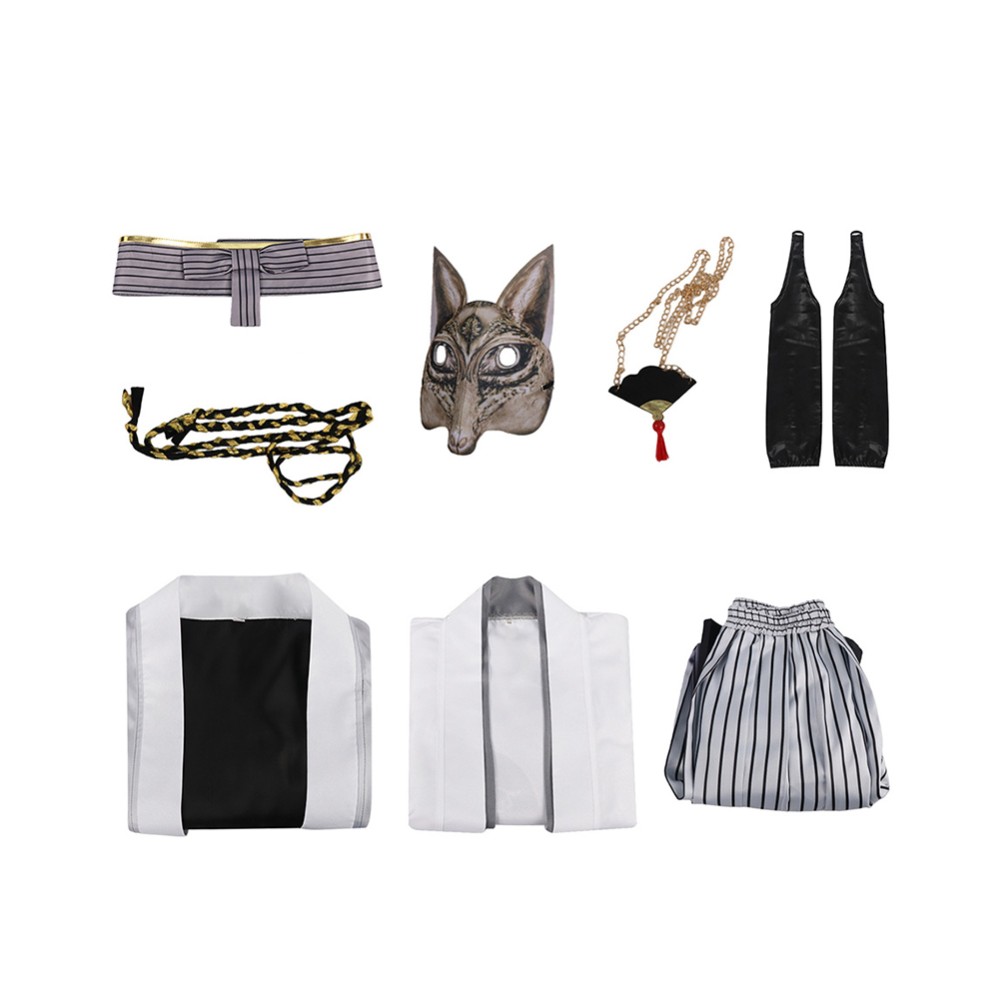 Silent Hill Tsuneki Kotoyuki White Kimono Cosplay Costume Halloween Carnival Outfit