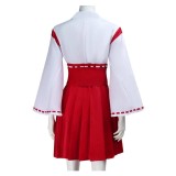 Silent Hill Shimizu Hinako Red Short Kimono Cosplay Costume Halloween Carnival Outfit