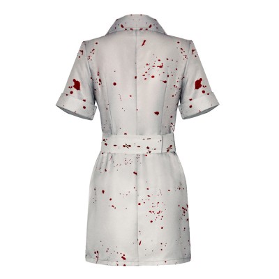 Costume de cosplay d'infirmière Silent Hill pour femmes, tenue de carnaval d'Halloween