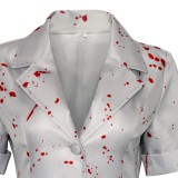 Costume de cosplay d'infirmière Silent Hill pour femmes, tenue de carnaval d'Halloween