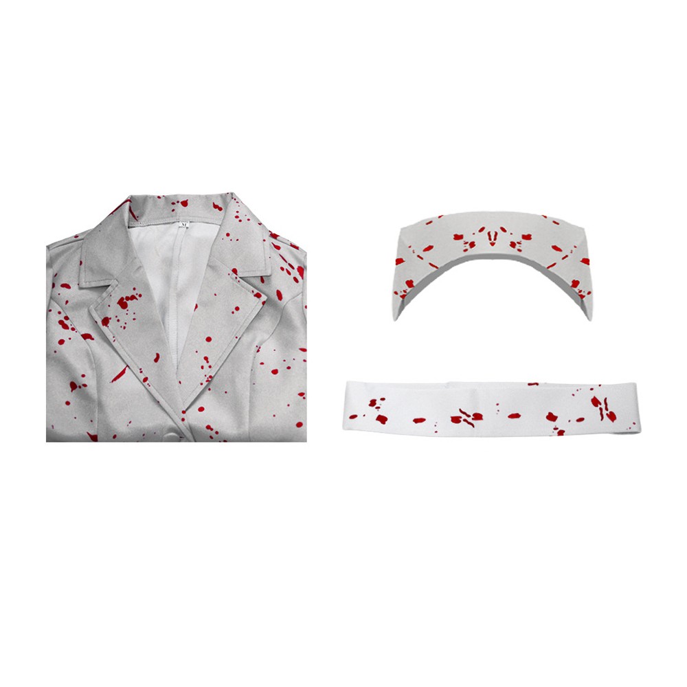 Costume de cosplay d'infirmière Silent Hill pour femmes, tenue de carnaval d'Halloween