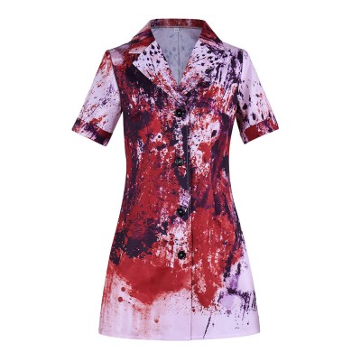 Silent Hill Nurse Women Bloody Cosplay Costume Halloween Carnival Outfit