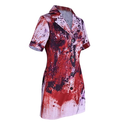 Silent Hill Nurse Women Bloody Cosplay Costume Halloween Carnival Outfit