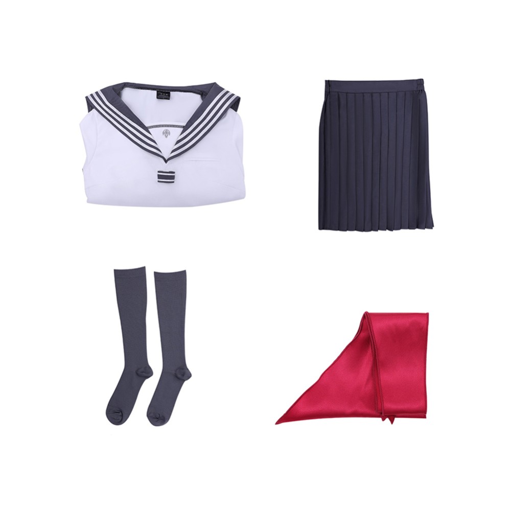 Silent Hill Hinako Shimizu Costume de Cosplay Uniforme Blanc pour Femmes Tenue de Halloween Carnaval