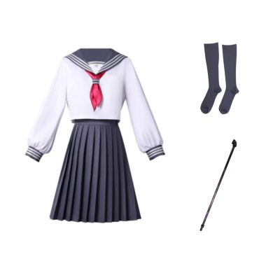 Silent Hill Hinako Shimizu Costume de Cosplay Uniforme Blanc pour Femmes Tenue de Halloween Carnaval