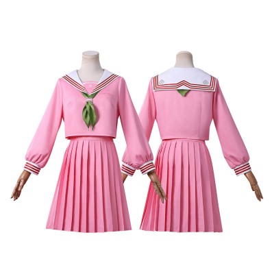 Silent Hill Hinako Shimizu Pink Uniform Cosplay Costume Halloween Carnival Outfit