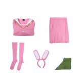 Silent Hill Hinako Shimizu Pink Uniform Cosplay Costume Halloween Carnival Outfit