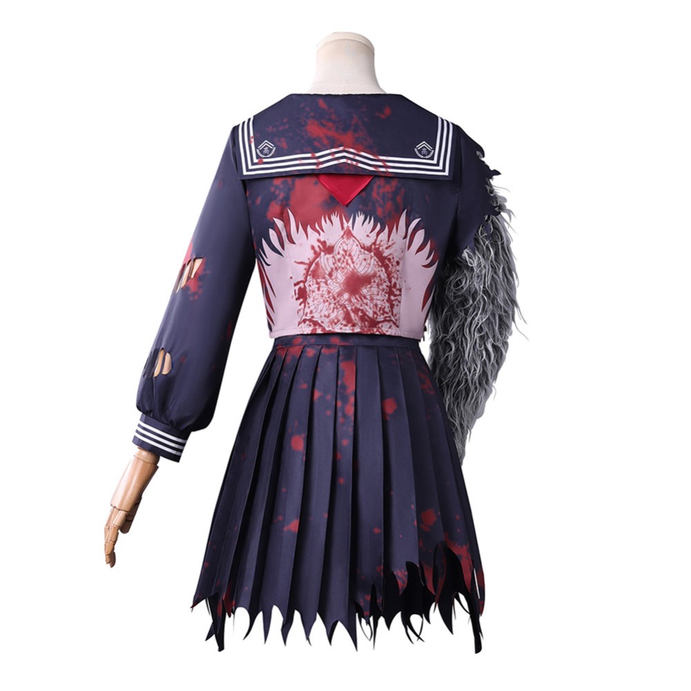 Silent Hill f Shimizu Hinako Uniform with Fur Hand Set Party Cosplay Costume Halloween Carnival