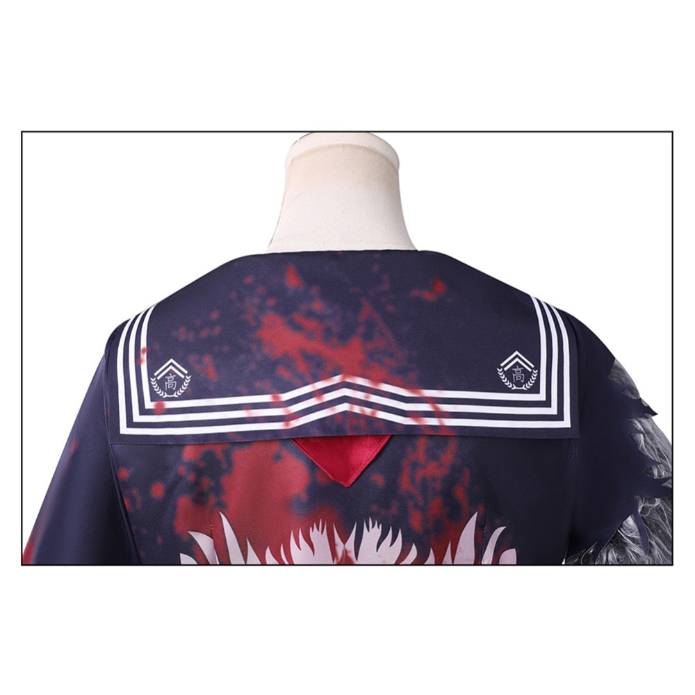 Silent Hill f Shimizu Hinako Uniform with Fur Hand Set Party Cosplay Costume Halloween Carnival