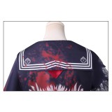 Silent Hill f Shimizu Hinako Uniform with Fur Hand Set Party Cosplay Costume Halloween Carnival