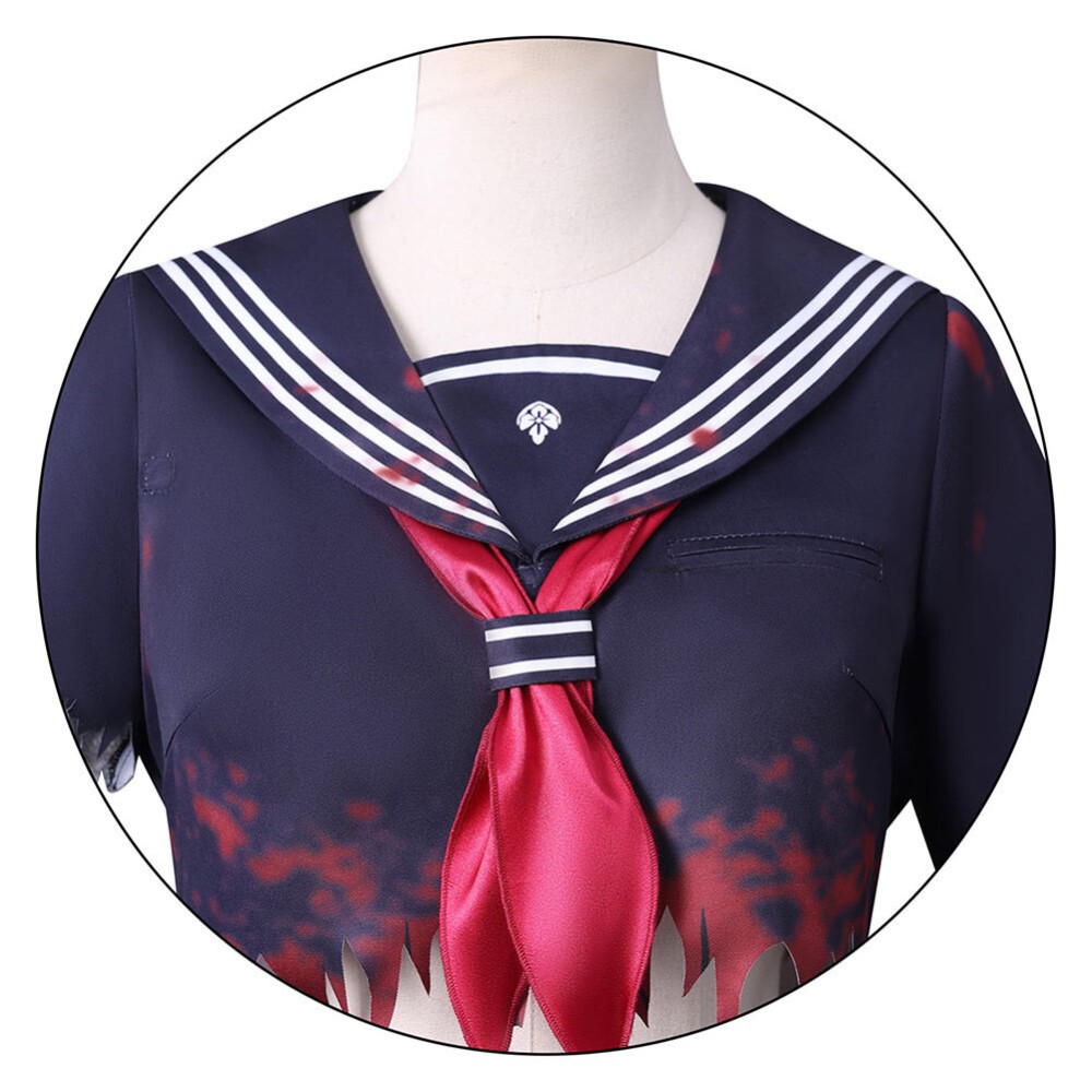 Silent Hill f Shimizu Hinako Uniform with Fur Hand Set Party Cosplay Costume Halloween Carnival