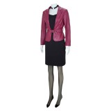 Silent Hill 2 Remake Maria Women Red Leather Suit Set Cosplay Costume Halloween Carnival Outfit