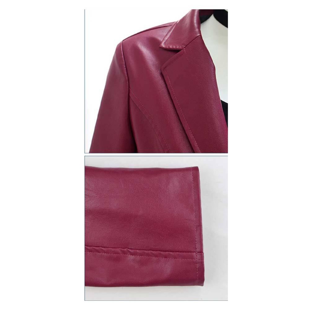 Silent Hill 2 Remake Maria Women Red Leather Suit Set Cosplay Costume Halloween Carnival Outfit
