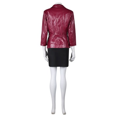 Silent Hill 2 Remake Maria Red Suit Cosplay Costume Halloween Carnival Outfit