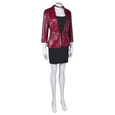 Silent Hill 2 Remake Maria Red Suit Cosplay Costume Halloween Carnival Outfit