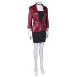 Silent Hill 2 Remake Maria Red Suit Cosplay Costume Halloween Carnival Outfit