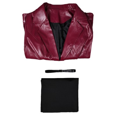Silent Hill 2 Remake Maria Red Suit Cosplay Costume Halloween Carnival Outfit
