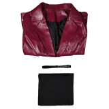 Silent Hill 2 Remake Maria Red Suit Cosplay Costume Halloween Carnival Outfit