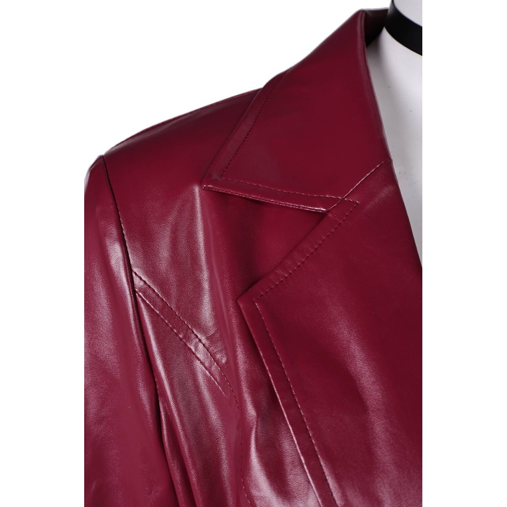Silent Hill 2 Remake Maria Red Suit Cosplay Costume Halloween Carnival Outfit