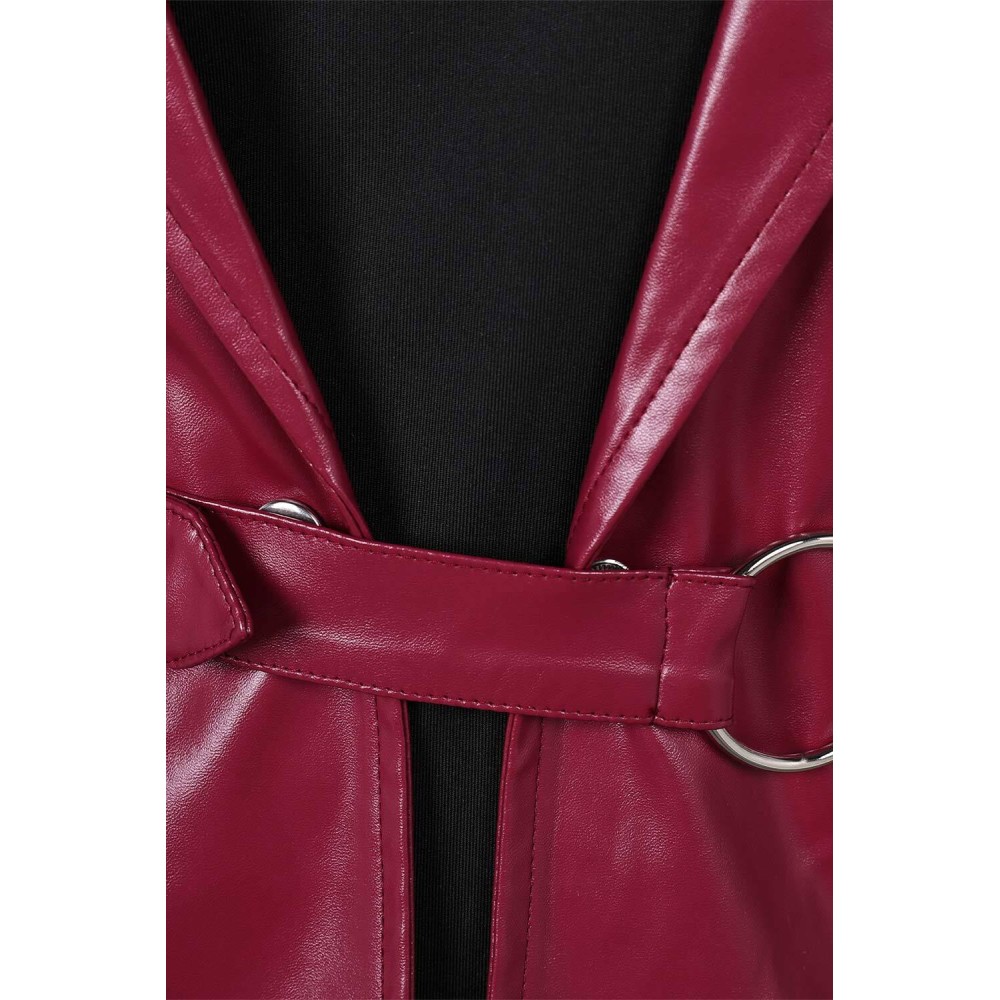 Silent Hill 2 Remake Maria Red Suit Cosplay Costume Halloween Carnival Outfit