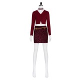 Costume de cosplay Maria Red du remake de Silent Hill 2 pour Halloween et carnaval