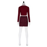 Costume de cosplay Maria Red du remake de Silent Hill 2 pour Halloween et carnaval