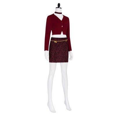 Costume de cosplay Maria Red du remake de Silent Hill 2 pour Halloween et carnaval
