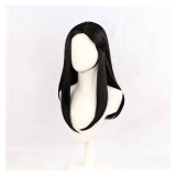 Side Story Nico Robin Black Center-part Long Hair Wig Accessories Cosplay Costume Halloween Carnival