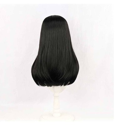 Side Story Nico Robin Black Center-part Long Hair Wig Accessories Cosplay Costume Halloween Carnival