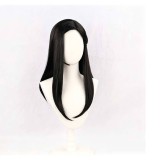 Side Story Nico Robin Black Center-part Long Hair Wig Accessories Cosplay Costume Halloween Carnival
