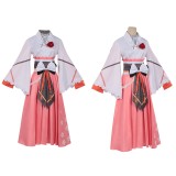 Shunkashuutou Daikousha:Haru no Mai Hinagiku Kayou Pink Cosplay Costume Halloween Carnival Outfit